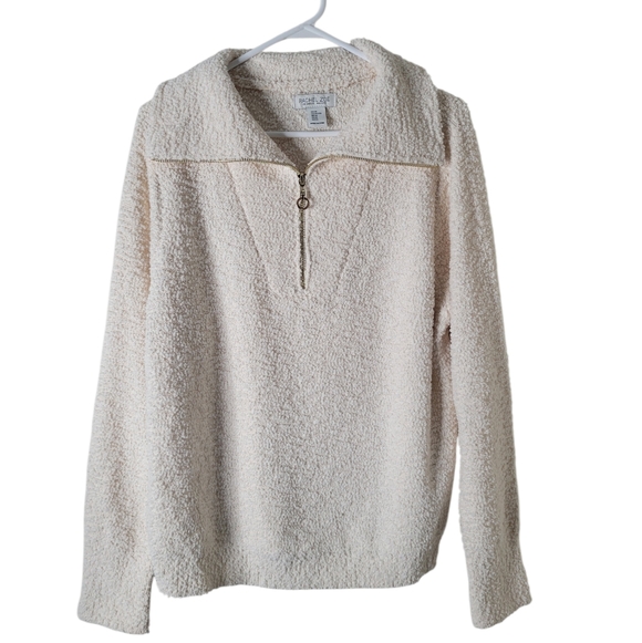 Rachel Zoe Tops - Rachel Zoe Cream Sherpa Pullover